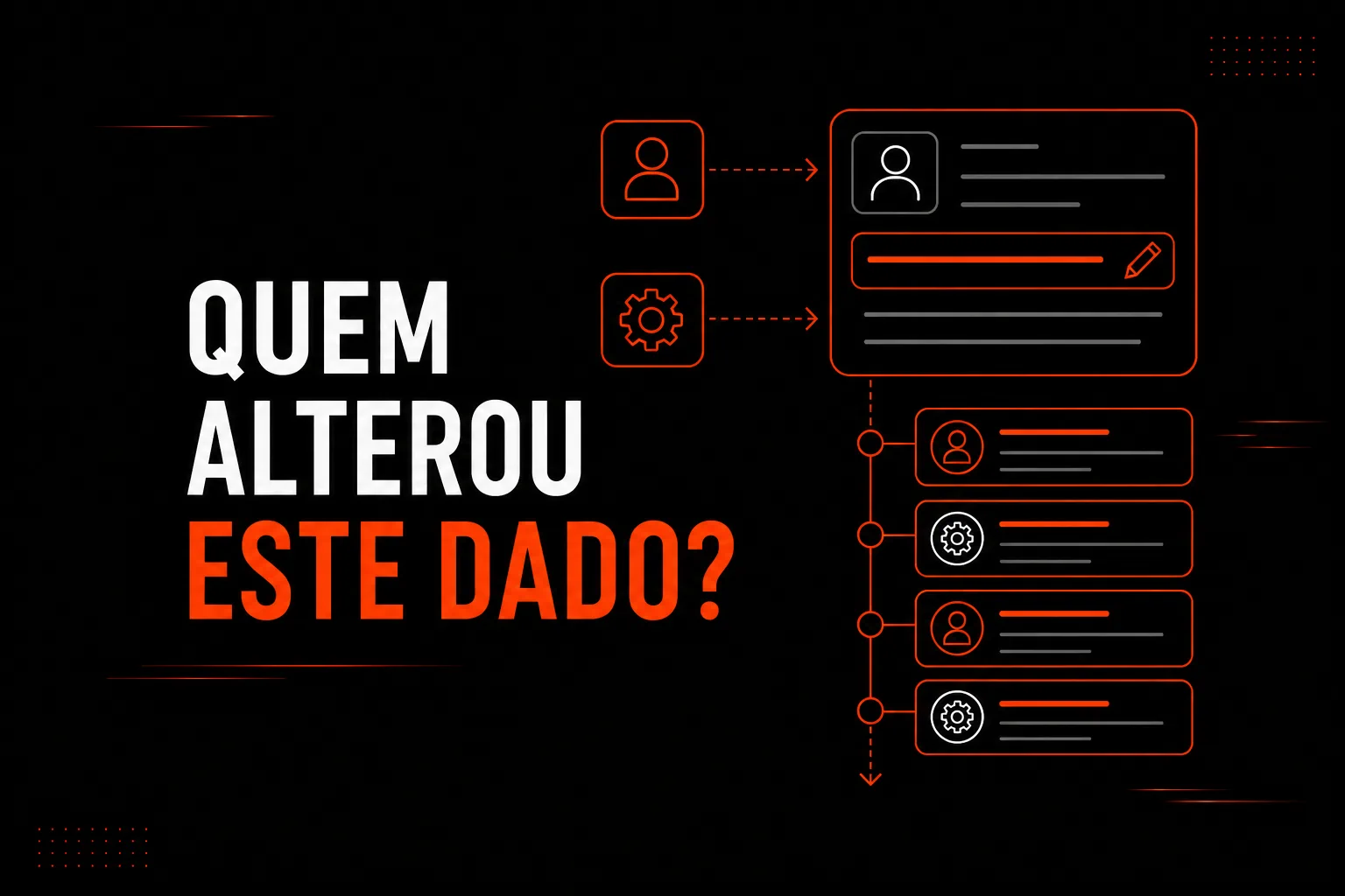 Quem alterou este dado?